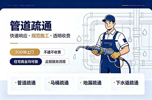 三河管道疏通