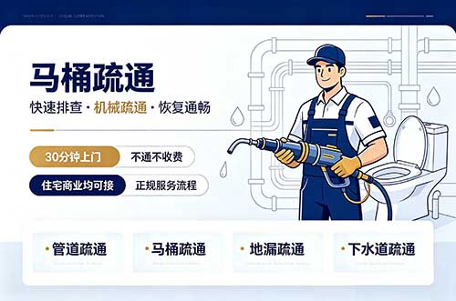 三河马桶疏通