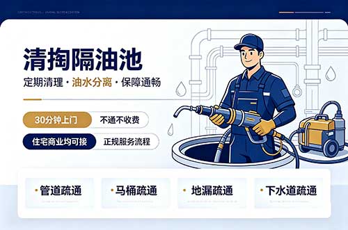三河清掏隔油池